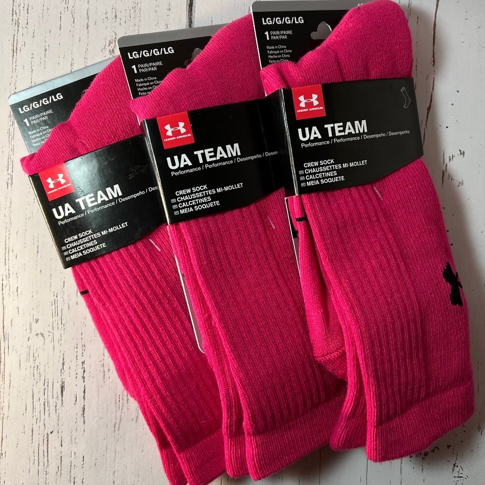 Under Armour Pink Socks